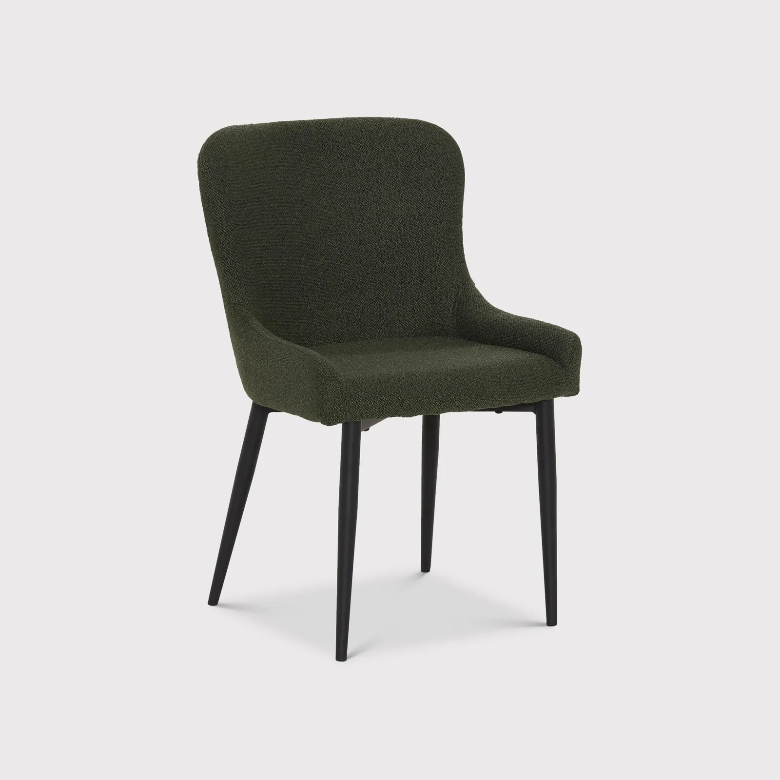 Timmins Dining Chair, Green Boucle | Barker & Stonehouse 2