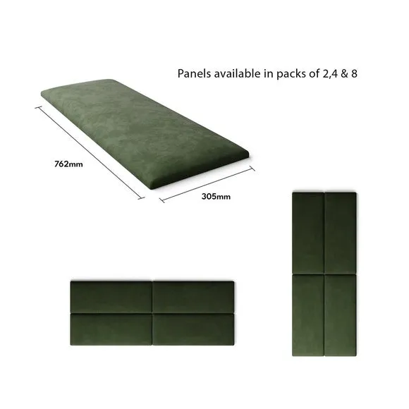 Aspire EasyMount Plush Velvet Upholstered Wall Panels 5