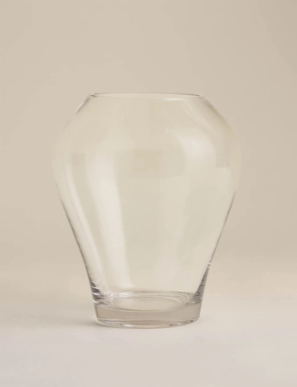 M&S Medium Bulb Vase Clear