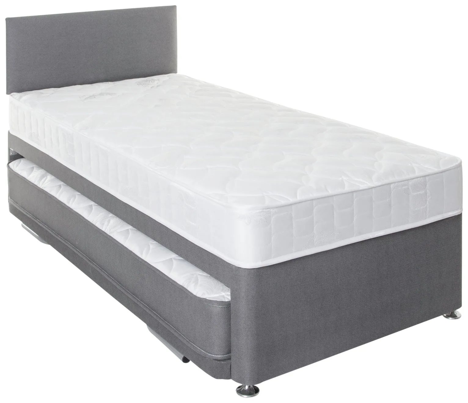 Argos Home Bertrum Trundle Single Guest Bed - Grey