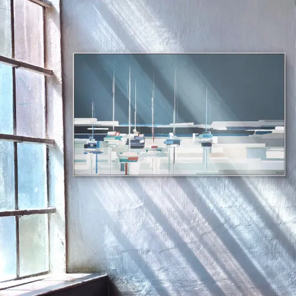 Side By Side by Sabrina Roscino Framed Canvas