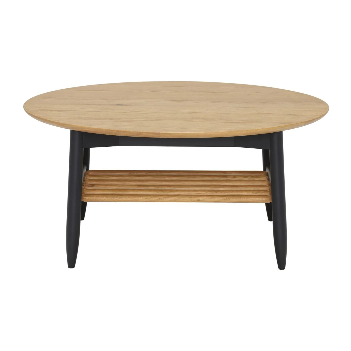 Ercol Monza Round Coffee Table, Round, Brown Oak | Barker & Stonehouse 2
