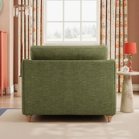 Hattie Slub Faux Linen Snuggle Sofa 3