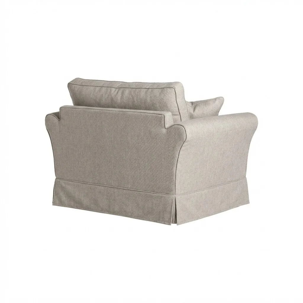 Berkeley Snuggler Armchair, Grey Fabric | Barker & Stonehouse 3