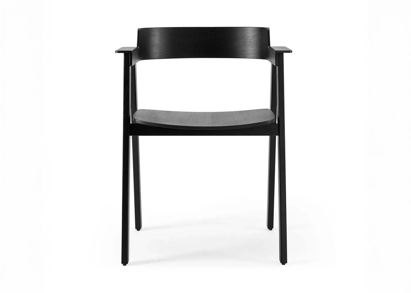 Gazzda Flip Dining Chair Oak Black