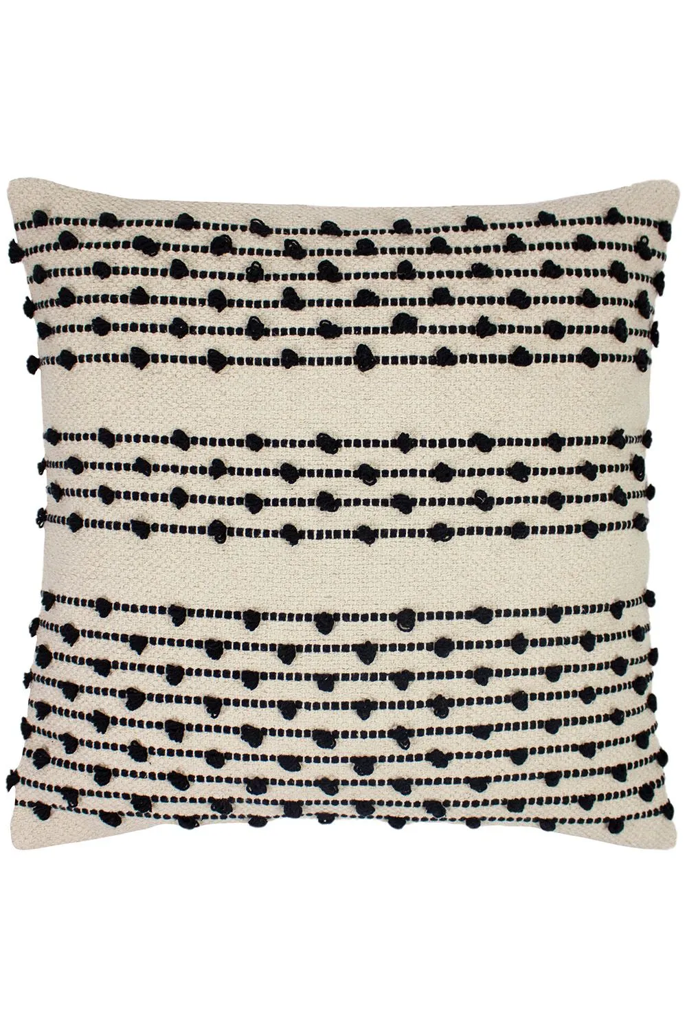 Furn Mossa Woven Looped Knot Cushion in Natural