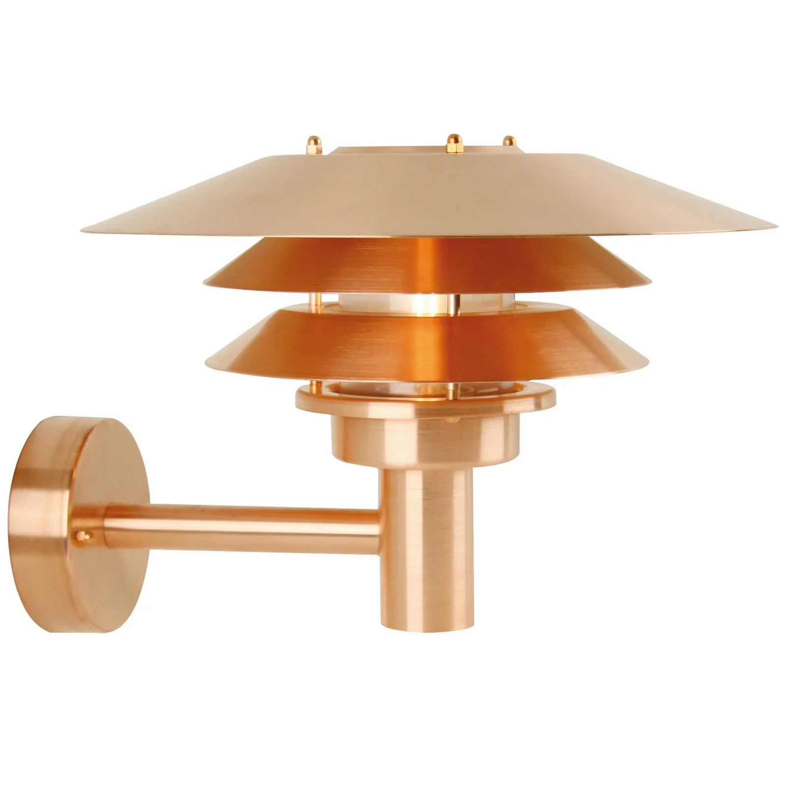 Nordlux Venø Outdoor Wall Light Copper Copper Garden E27 IP54 Mains