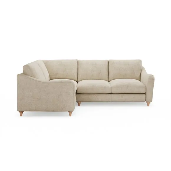Hattie Tonal Plush Chenille Corner Sofa 2