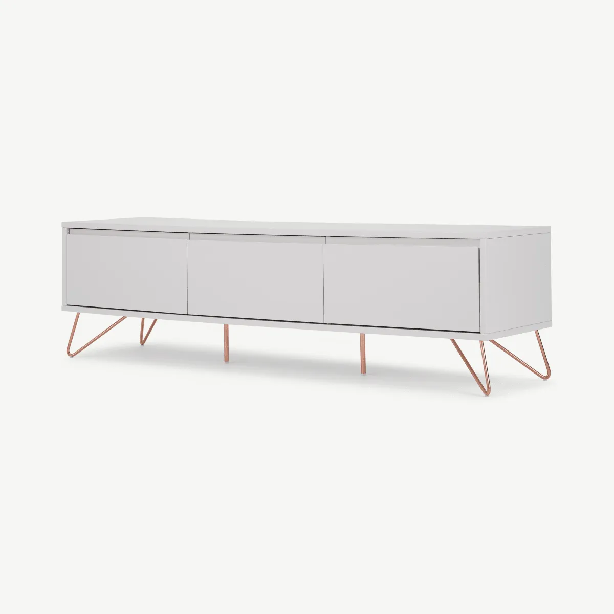 Elona Wide Media Unit, Grey & Copper