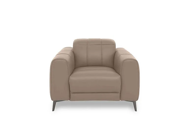 Ezra Leather Chair - Barley - Sofas and Armchairs - In Time for Christmas