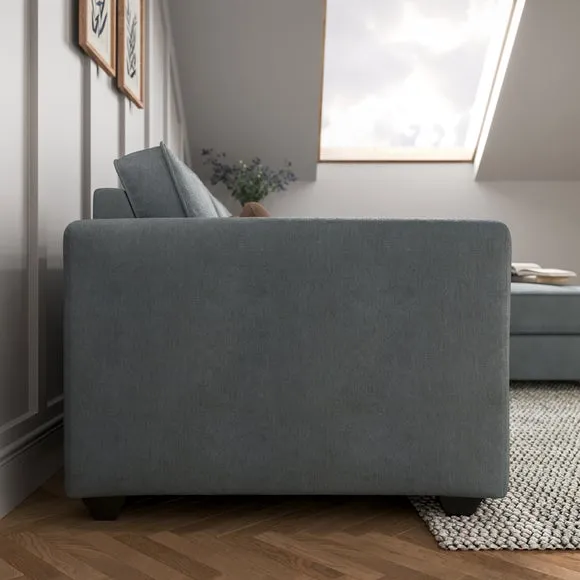 Claude Tonal Chenille Corner Chaise Sofa 4
