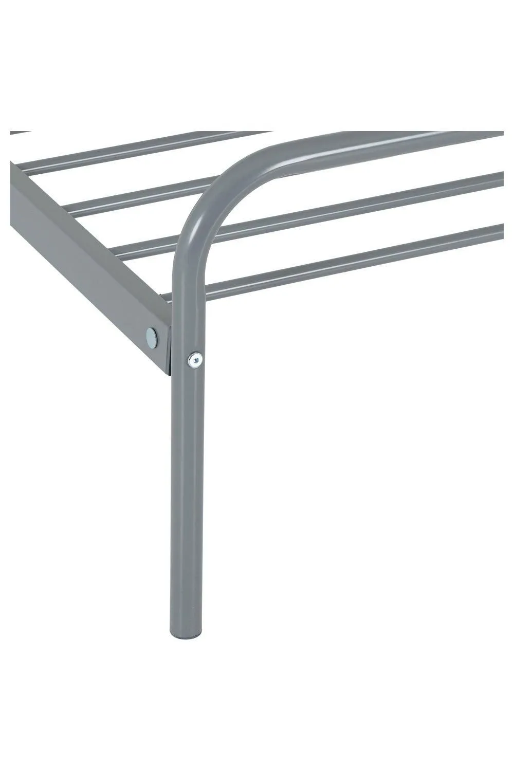 Seconique Nova 3' Single Bed in Metallic Silver 4