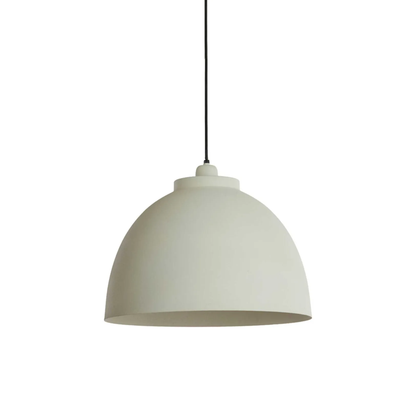 Medium Cream Dome Pendant Light | Barker & Stonehouse