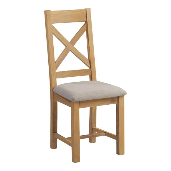 Windsor Set of 2 Cross Back Dining Chairs 2