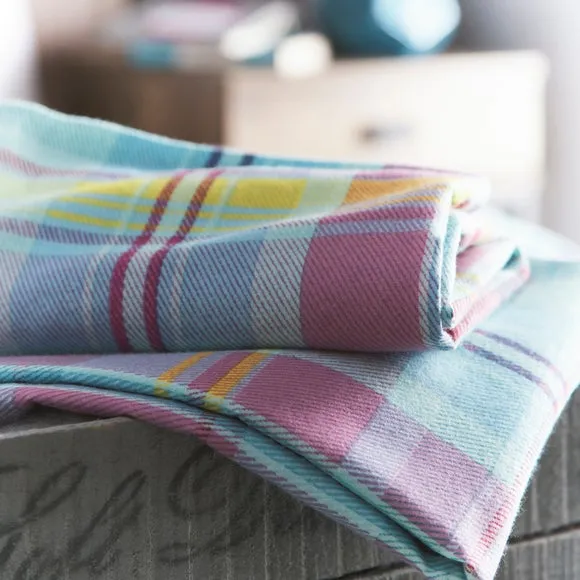 Applecross Check 100% Brushed Cotton Duvet Cover & Pillowcase Set 4