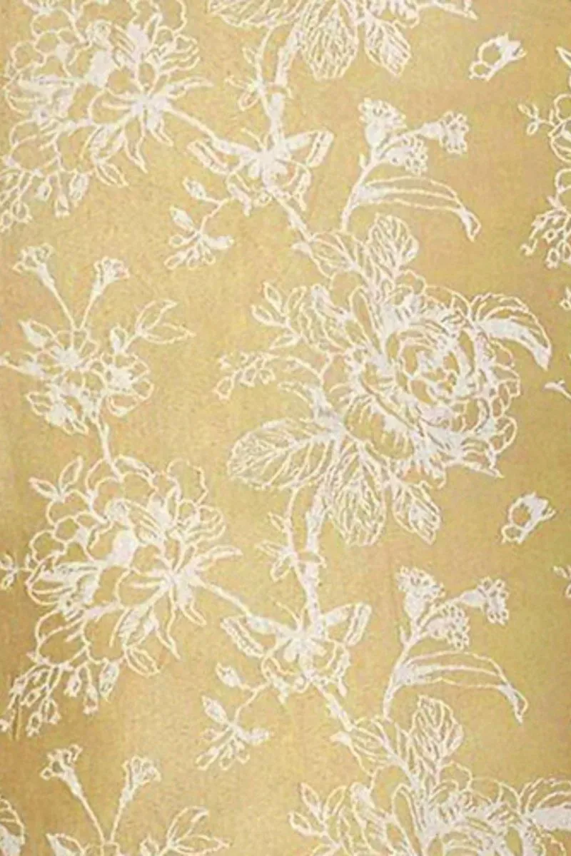 Dreams & Drapes 'Jasmine' Floral Jacquard Duvet Cover Set in Beige 2