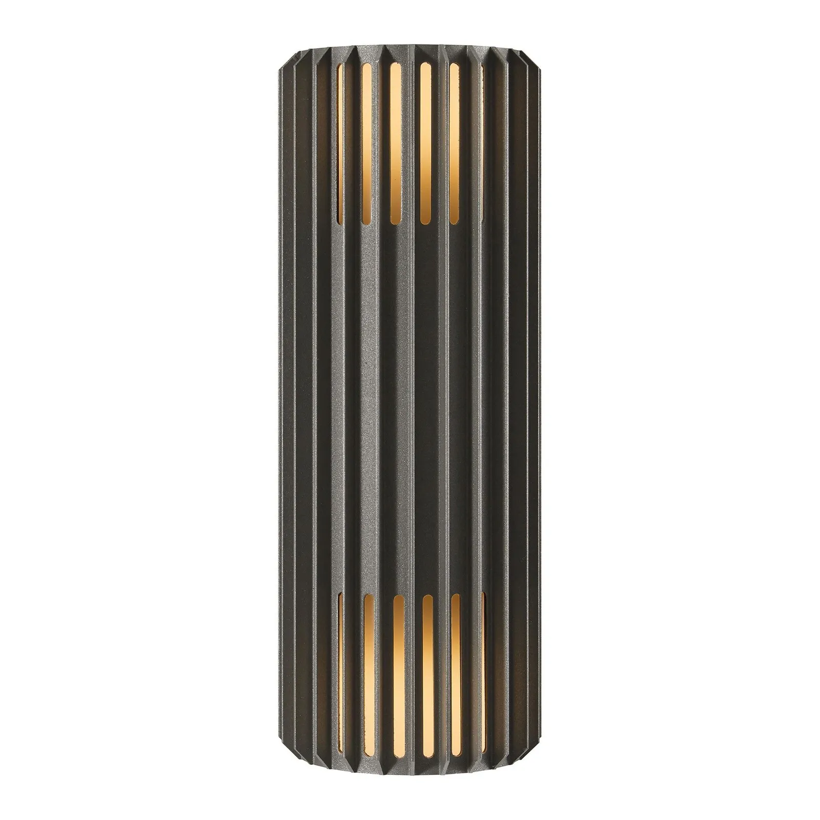 Nordlux Aludra Outdoor Wall Light Grey Metal Garden E27 IP54 Mains in Black 2