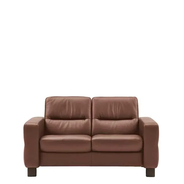 Stressless Wave Low Back 2 Seater Sofa Leather - Barker & Stonehouse