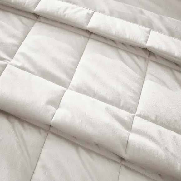 Catherine Lansfield Kingsley Matt Velvet Quilted Bedspread 3