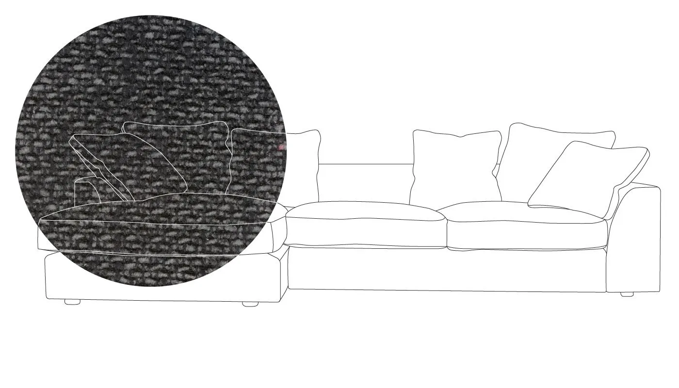 Heal's Cumulus Right Hand Facing Corner Sofa In Texture