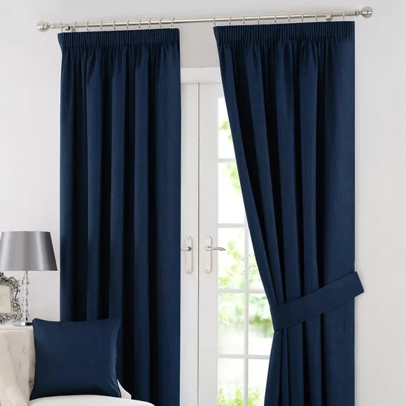 Solar Blackout Pencil Pleat Curtains 2