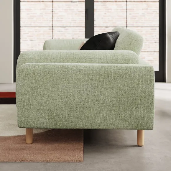 Newton Chunky Tonal Weave 3 Seater Sofa 2