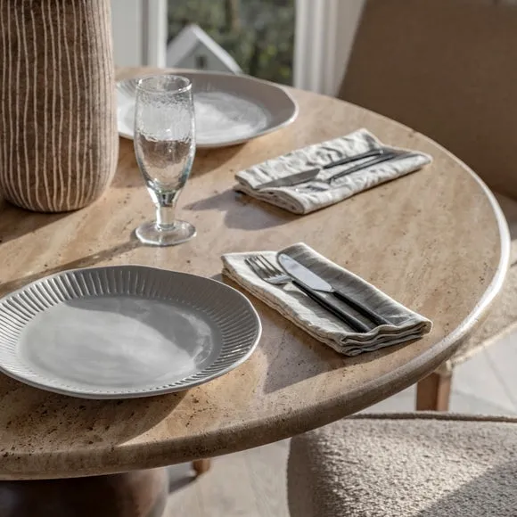 Salcombe 4 Seater Round Dining Table 3