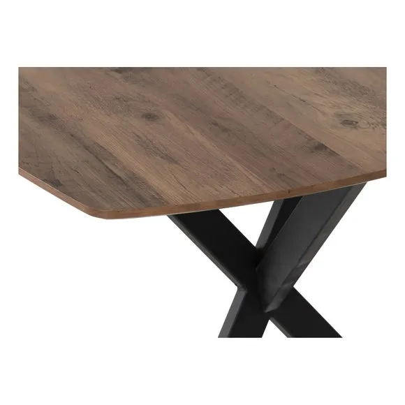 Return - Athens 4 Seater Rectangular Dining Table, Oak Effect 5