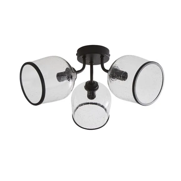 Lenny 3 Light Semi Flush Ceiling Light 5