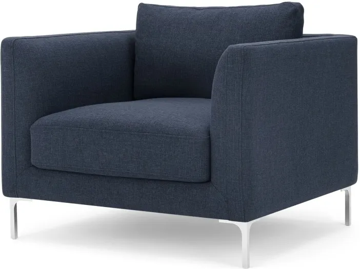 Dree Accent Chair, Storm Blue