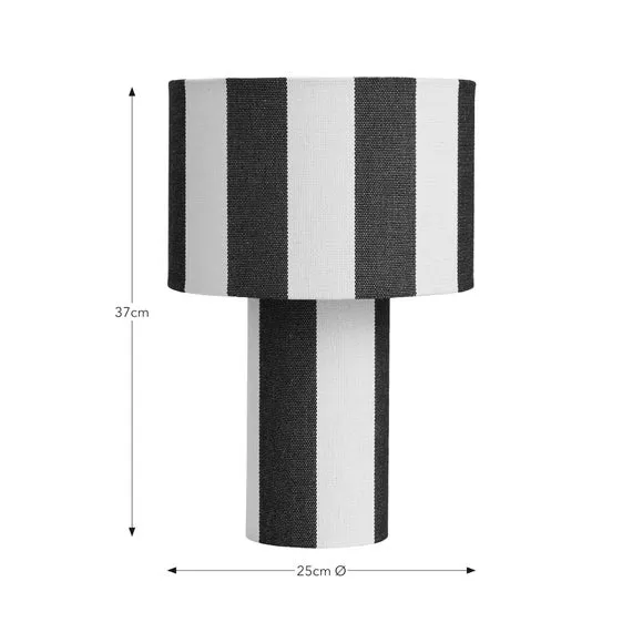 Beatrice Striped Table Lamp 5