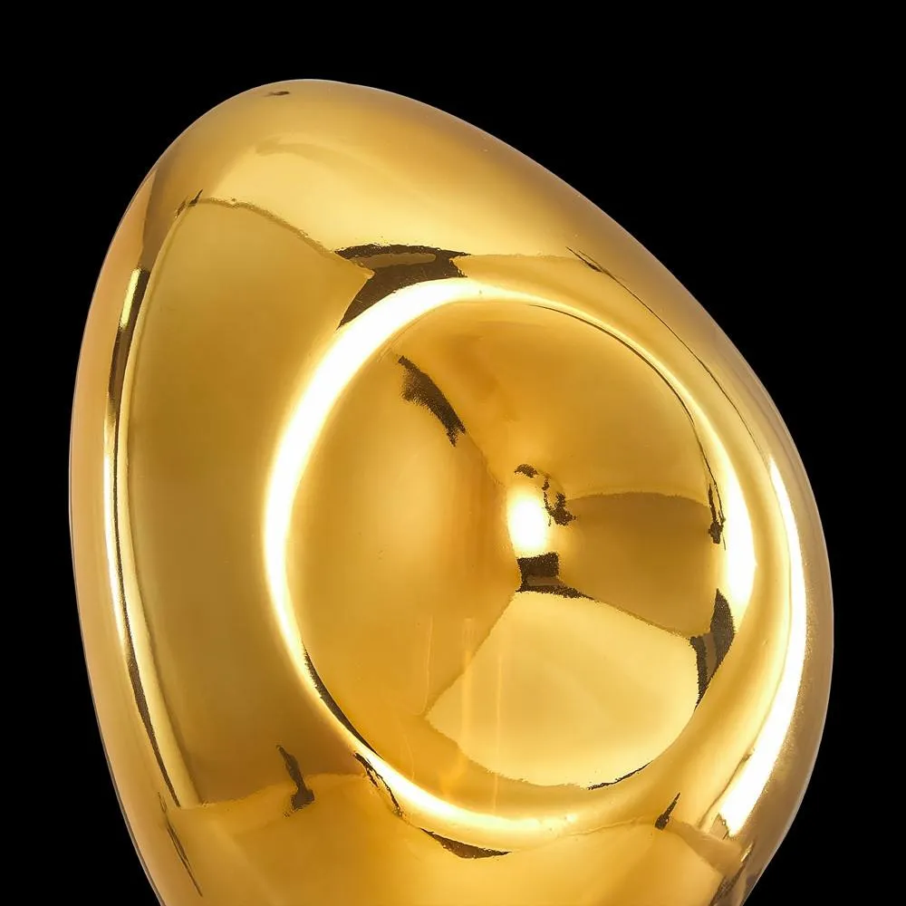 Netlighting Mabell Modern Wall Lamp Gold Glass Shade 4