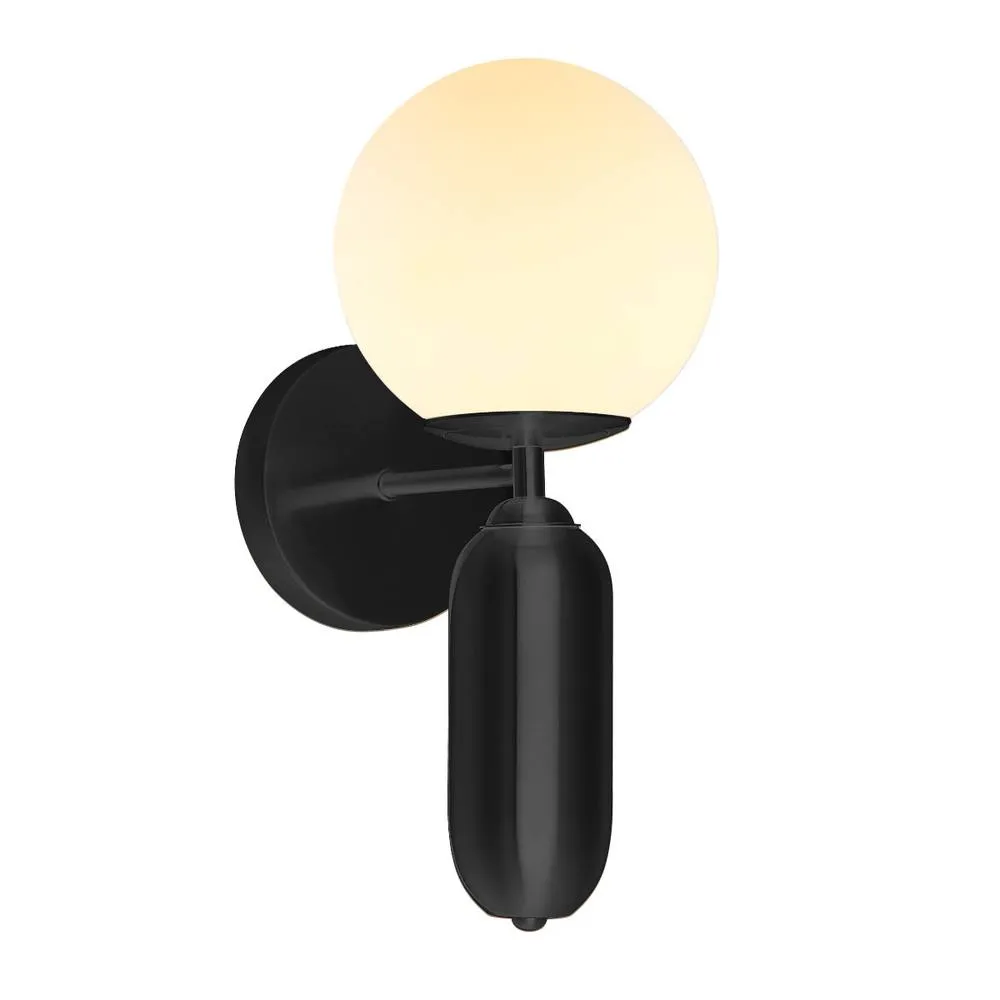 Netlighting Aldeva Globe Wall Lights Black 6