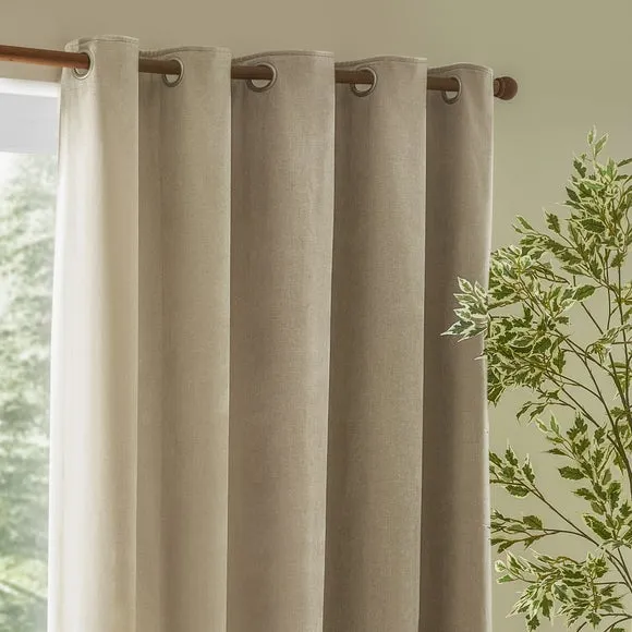 Yard Chenille Eyelet Curtains 1