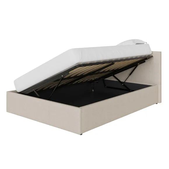 Side Lift Ottoman Bed Frame, Fabric 5