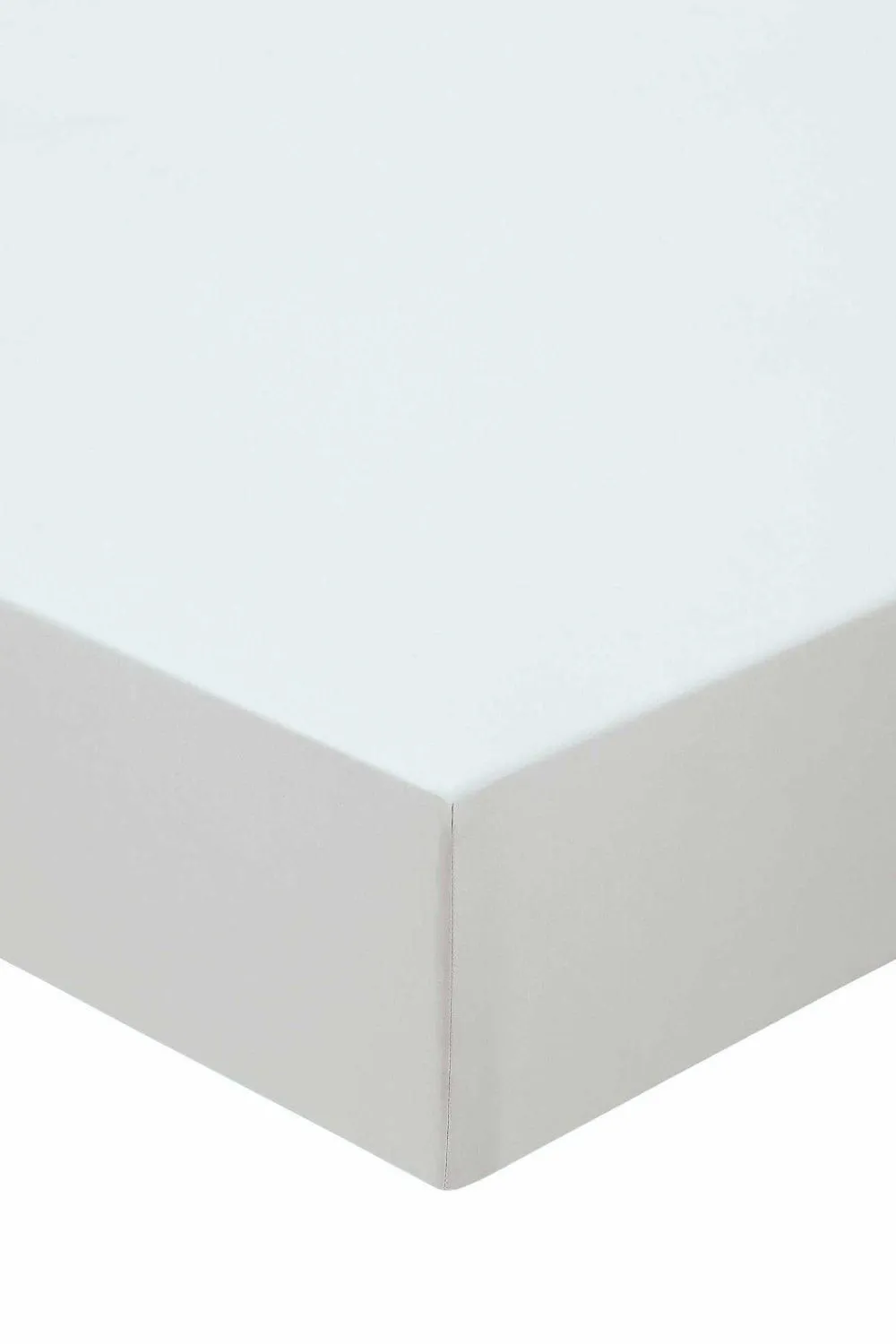 Murmur ' 1000TC' Plain Dye Fitted Sheet in Grey