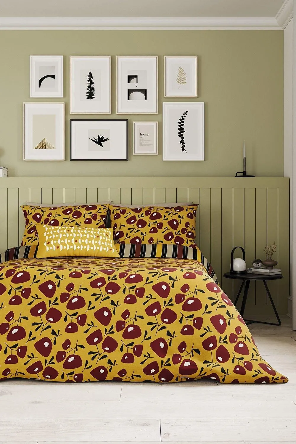 Helena Springfield 'Jax' Cotton Duvet Cover Set in Mustard
