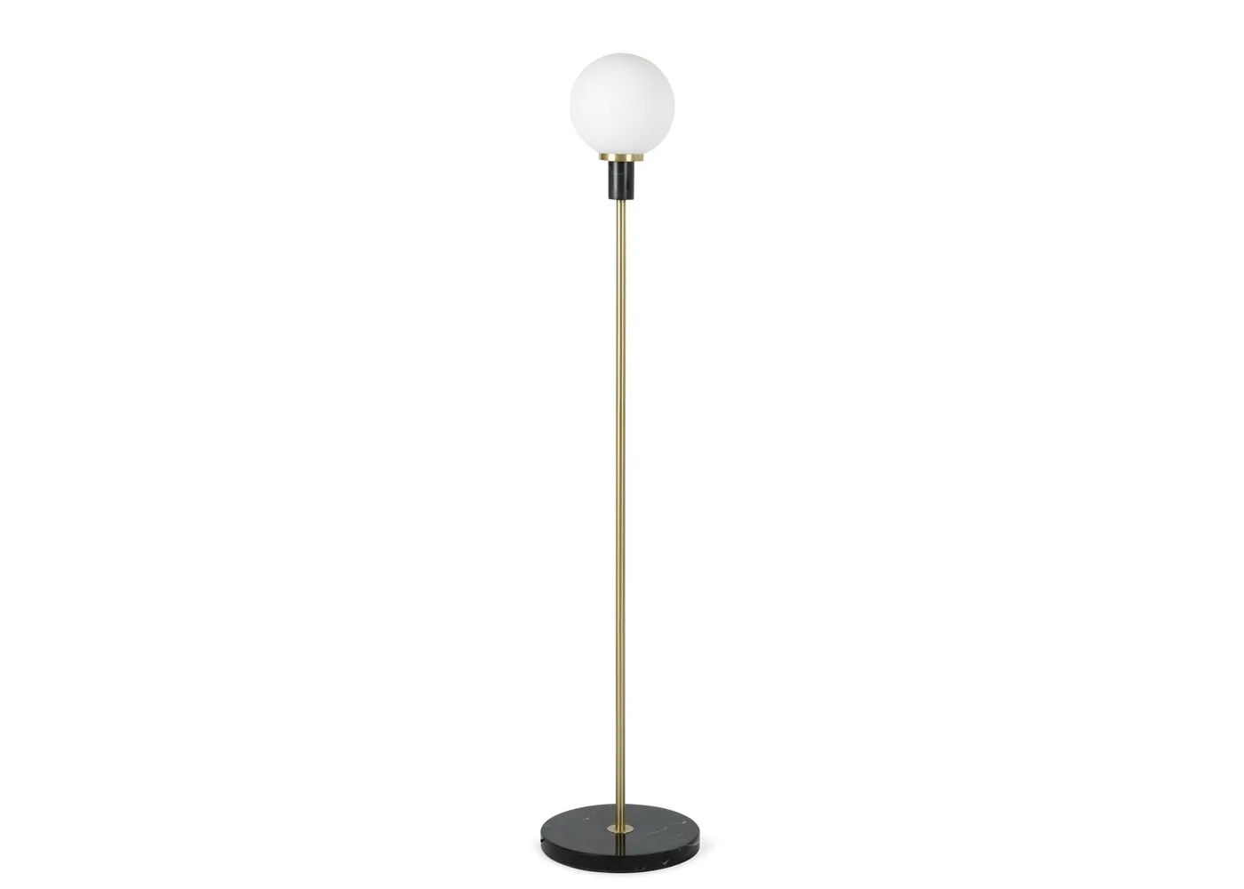 Heal's Globe Floor Lamp Black Marble