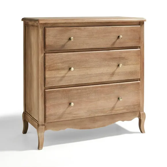 Giselle 3 Drawer Chest, Mango Wood 6