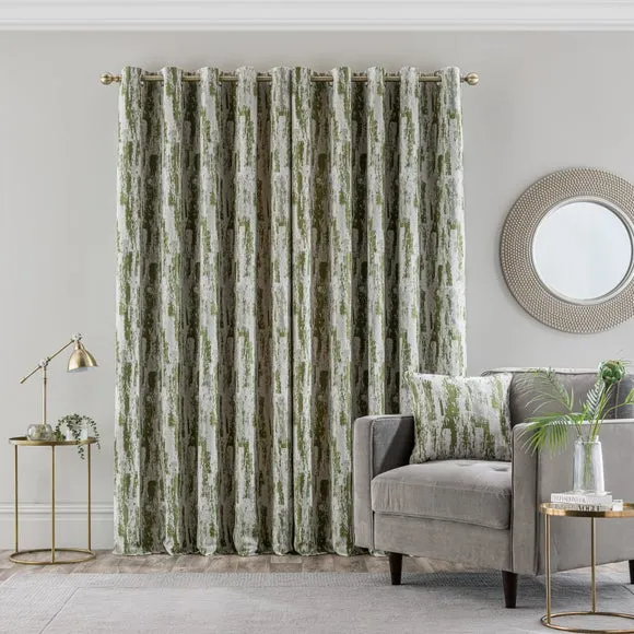 Abstract Global Eyelet Curtains (Blackout Available) 4