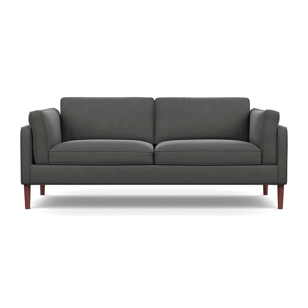 Heal's Sonno 3 Seater Nobilis Velvet Dolphin Walnut Feet 1
