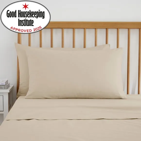 Pure Cotton Standard Pillowcase Pair 1