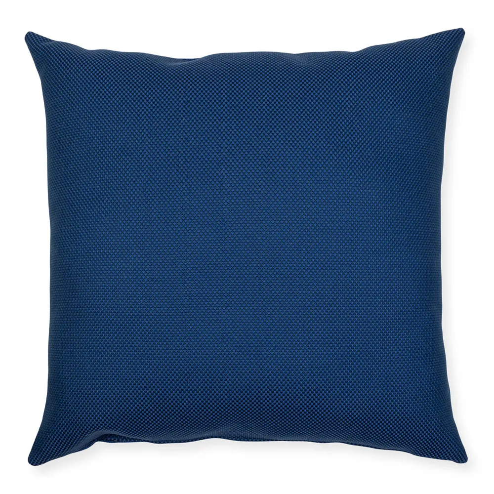 Heal's Greenwich Recycled Outdoor Cushion Blue 60 x 60cm