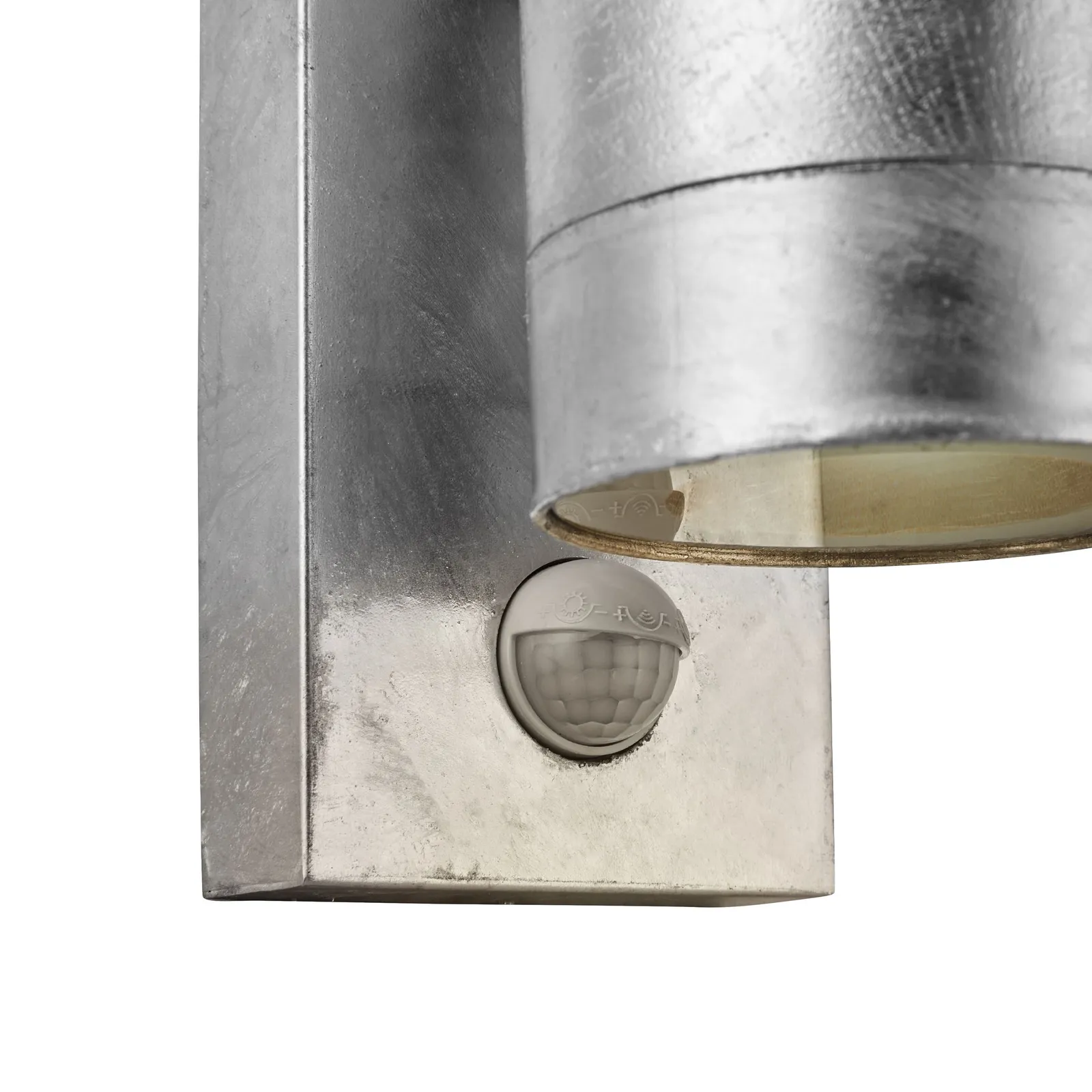 Nordlux Tin Outdoor Wall Light Galv Steel Garden GU10 IP54 in Silver 4