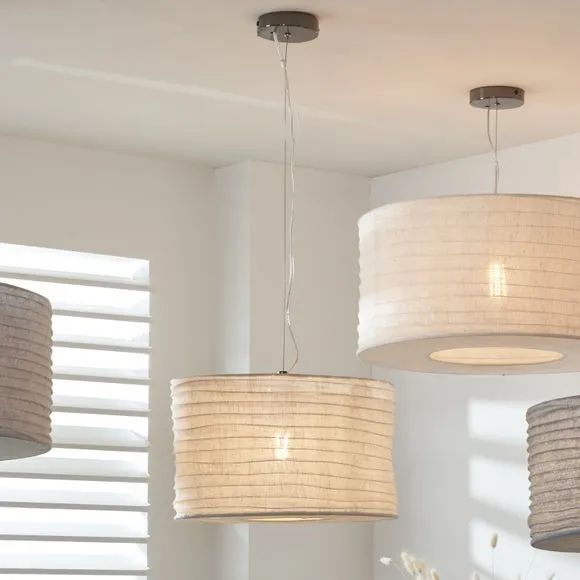 Patpong Jute Easy Fit Pendant Shade 2