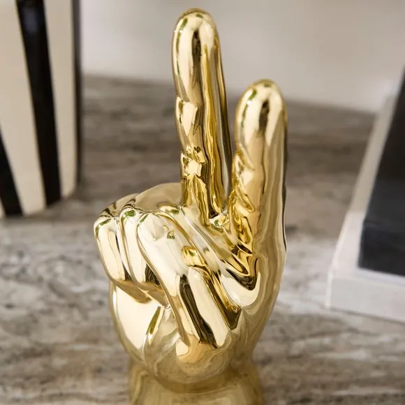 Peace Hand Ornament 2