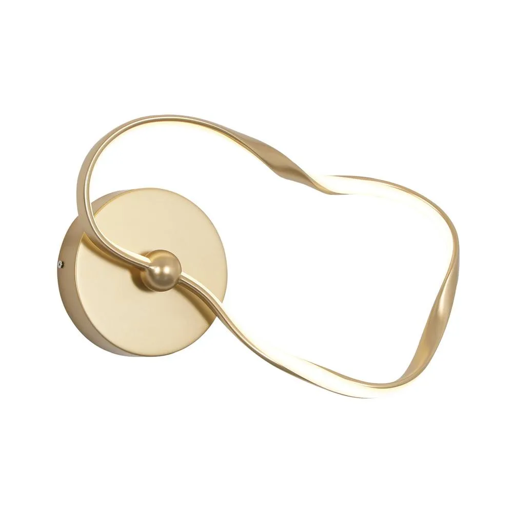 Netlighting Amaya LED Wall Lamp Gold 3000 4000 6000K