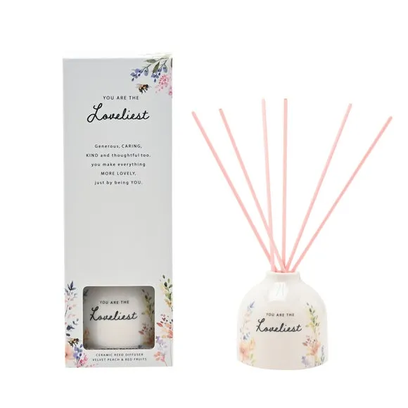 The Cottage Garden Ceramic Reed Diffuser Loveliest, Multi 2