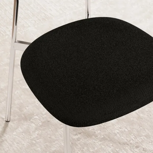 Finn Curved Back Dining Chair, Faux Leather 4