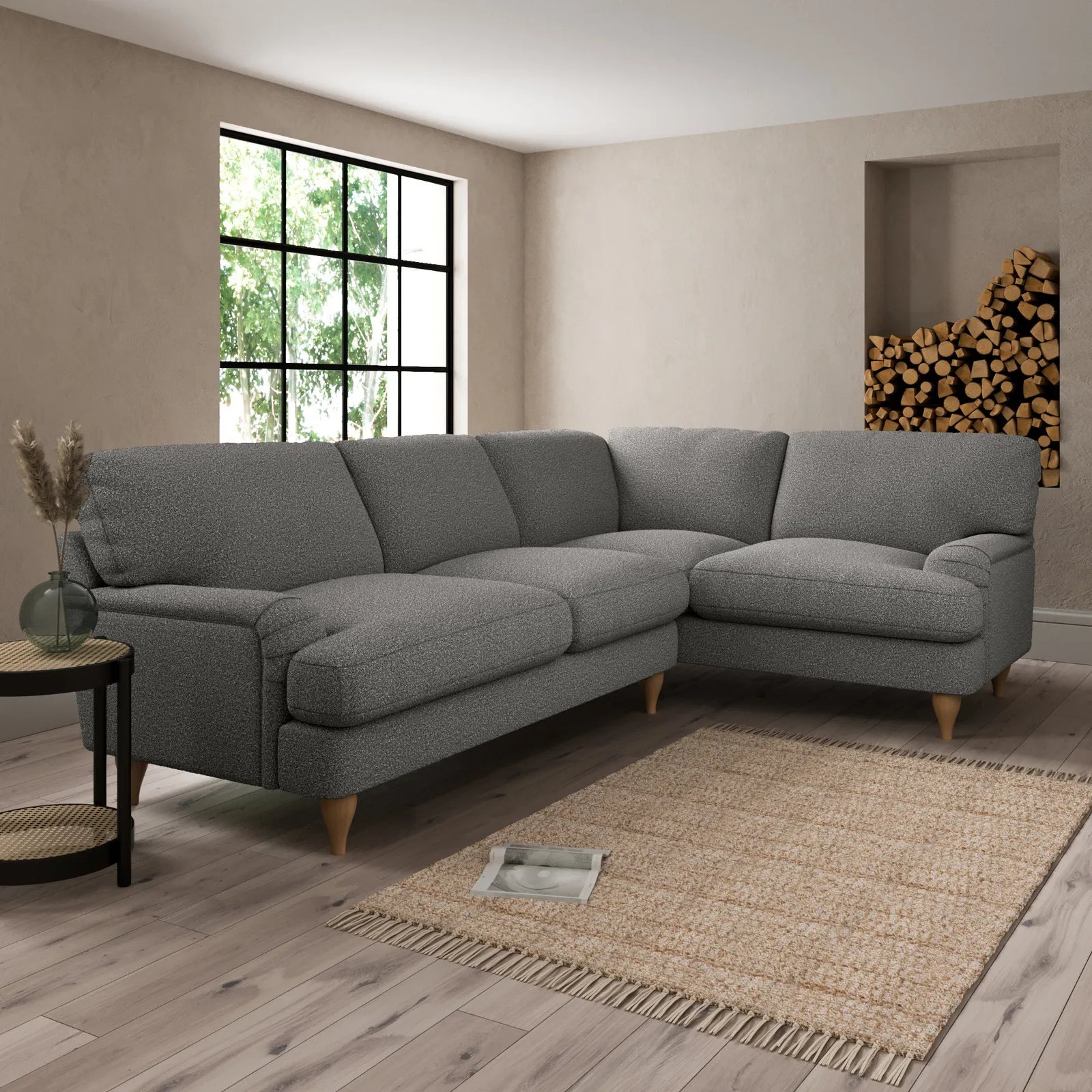 Darwin Cosy Marl Right Hand Corner Sofa Cosy Marl Granite